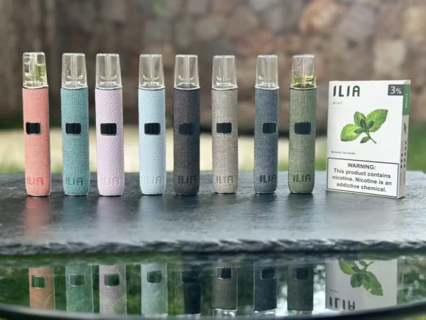 哩亞布紋皮革主機 ILIA主機 電子霧化桿 6色可選 通用一代煙彈：圖片 2