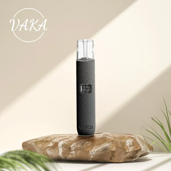 VAKA皮革主機 電子霧化桿 雙檔切換 內帶顯示屏 通用一代煙彈：圖片 3