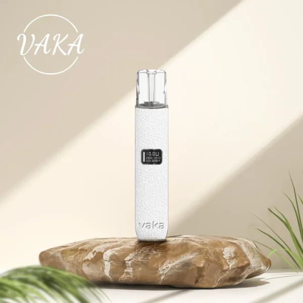 VAKA皮革主機 電子霧化桿 雙檔切換 內帶顯示屏 通用一代煙彈：圖片 4