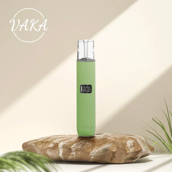 VAKA皮革主機 電子霧化桿 雙檔切換 內帶顯示屏 通用一代煙彈：圖片 6