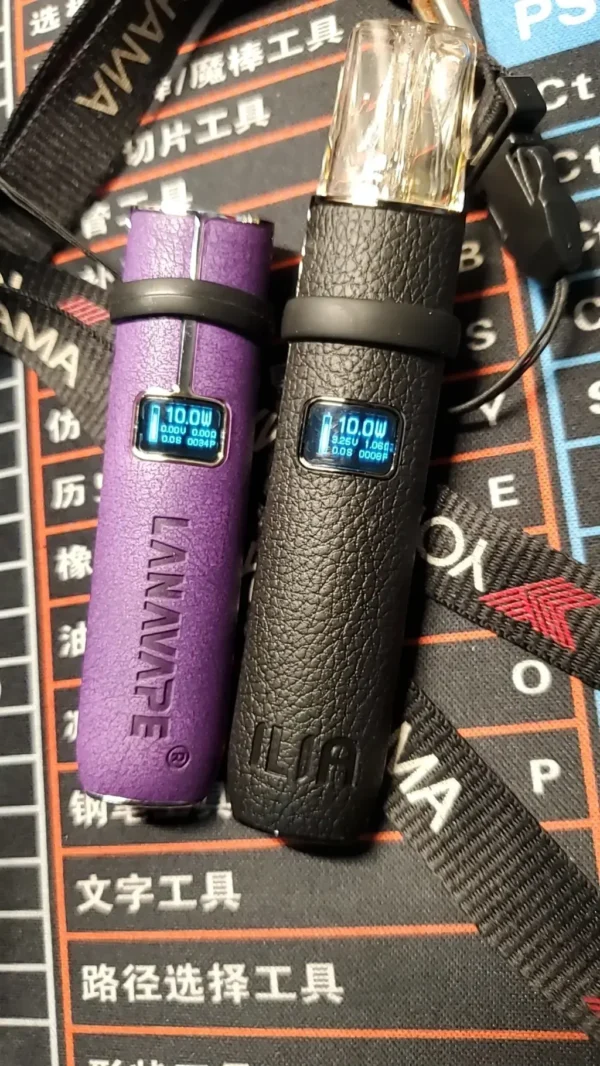 LANA皮革主機 電子煙桿 霧化桿 皮革款 通用一代煙彈：圖片 5